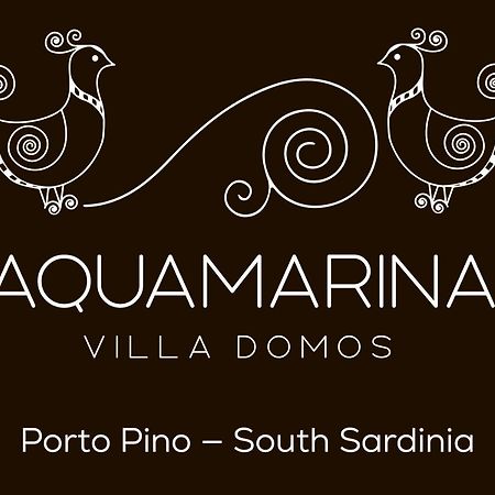 Villa Aquamarina Pavoncella Rossa Porto Pino Buitenkant foto