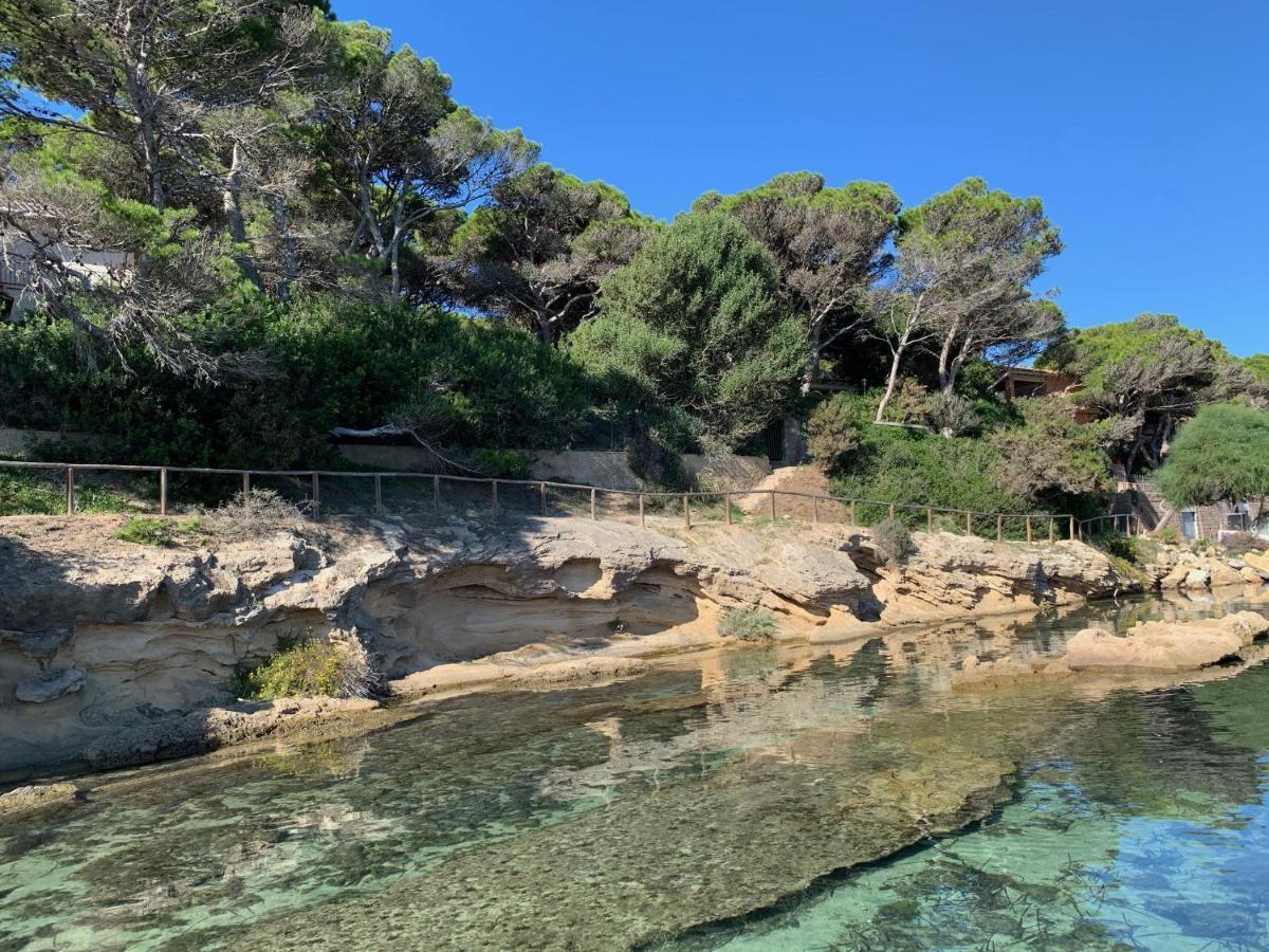 Villa Aquamarina Pavoncella Rossa Porto Pino Buitenkant foto