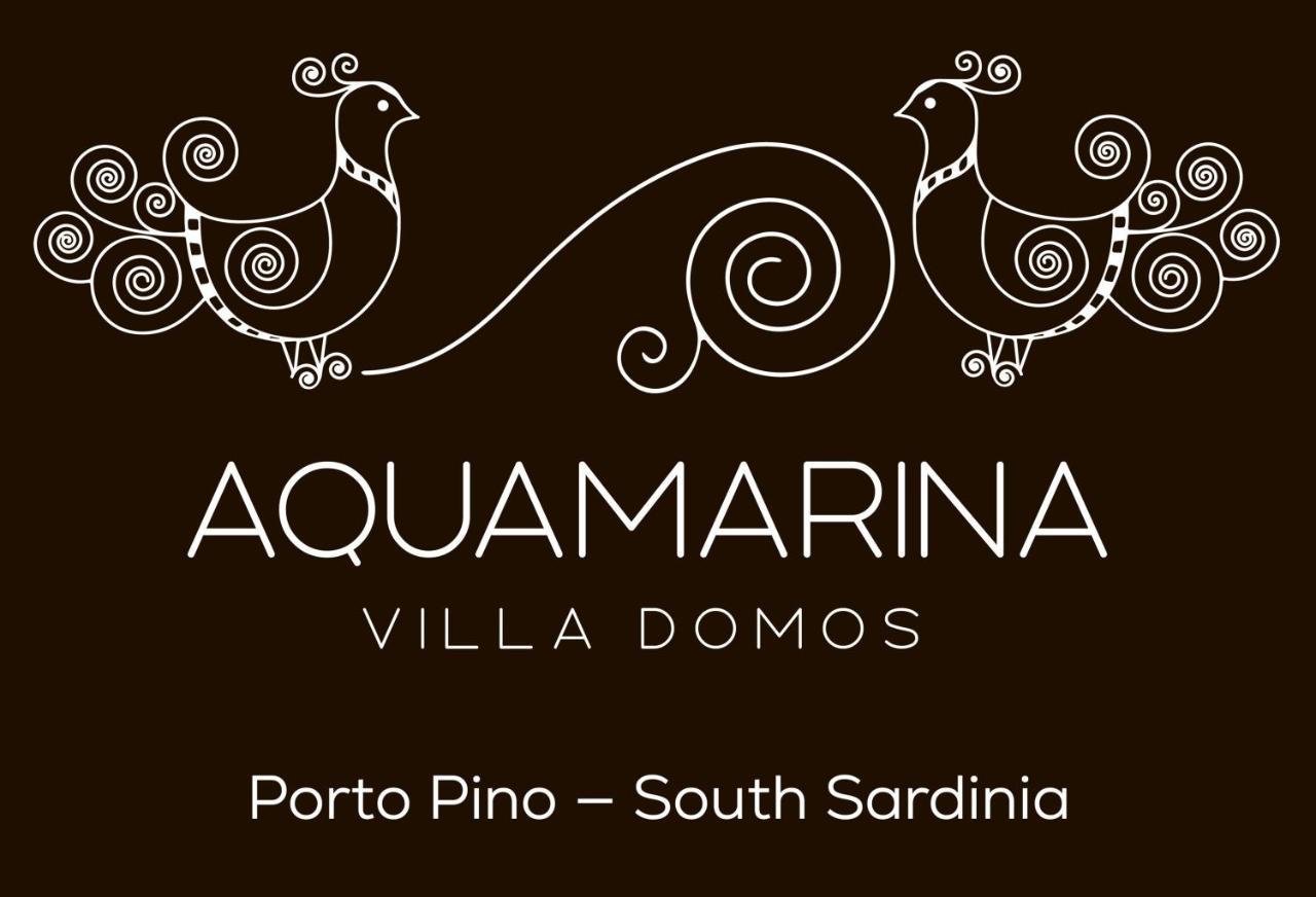 Villa Aquamarina Pavoncella Rossa Porto Pino Buitenkant foto
