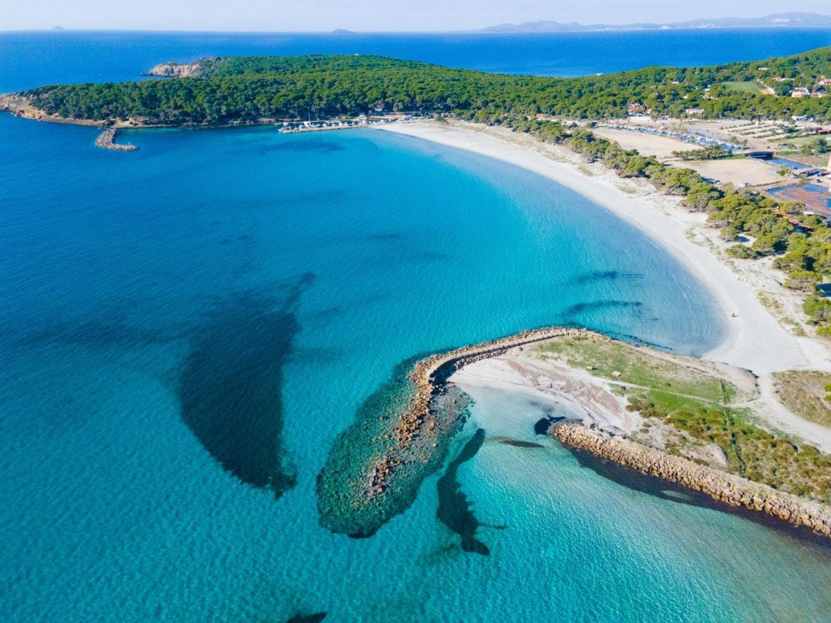 Villa Aquamarina Pavoncella Rossa Porto Pino Buitenkant foto